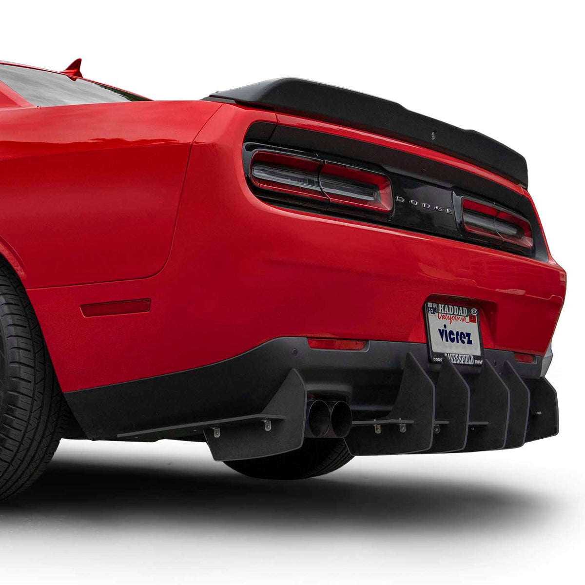 2008-2023 Dodge Challenger Centa VR2 Rear Diffuser - view 3