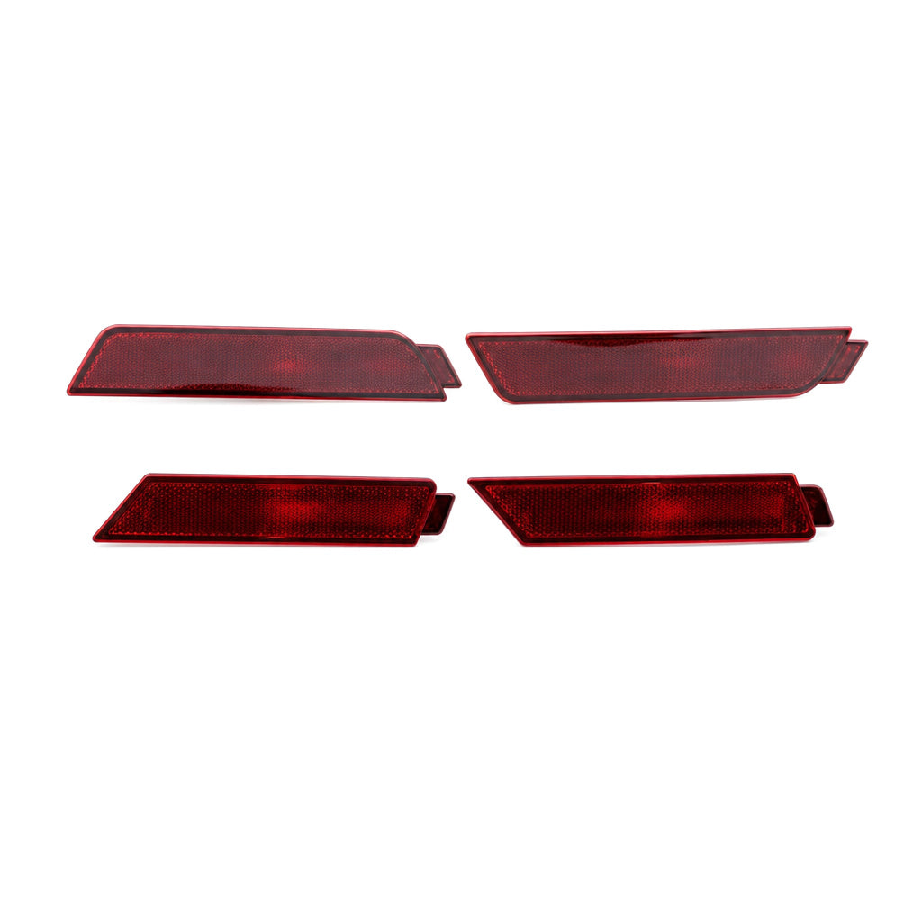 2008-2023 Dodge Challenger Front & Rear Side Markers, Red