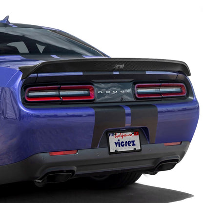 2008-2023 Dodge Challenger Hellcat Redeye Spoiler, Gloss Carbon