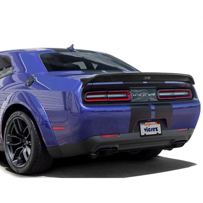 2008-2023 Dodge Challenger Hellcat Redeye Spoiler, Gloss Carbon - view 3