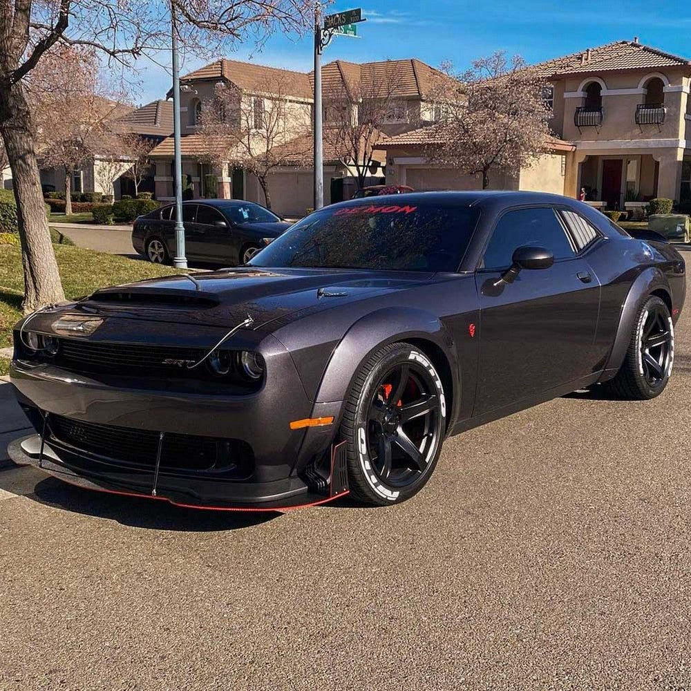 2008-2023 Dodge Challenger Demon Style Hood w/ Air Vent Scoop - view 6