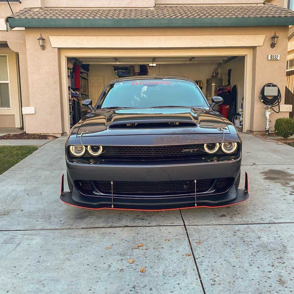 2008-2023 Dodge Challenger Demon Style Hood w/ Air Vent Scoop - view 7