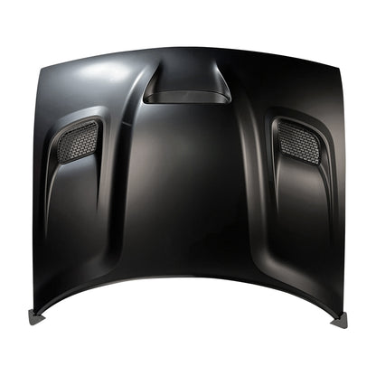 2008-2023 Dodge Challenger Hellcat Style Hood w/ Air Vent Scoop - view 3