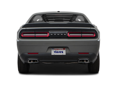 2008-2023 Dodge Challenger RS Style Rear Window Louvers