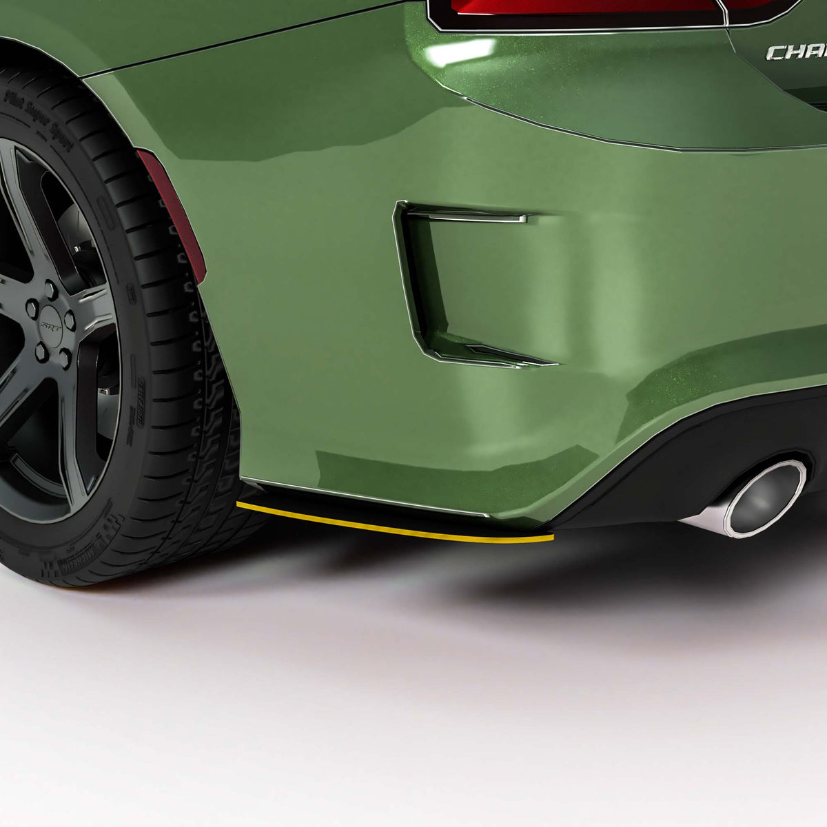 2008-2023 Dodge Charger 1R Rear Bumper Side Splitters - view 8