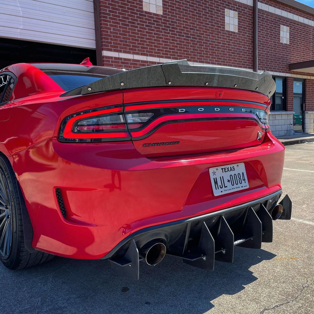 2008-2023 Dodge Charger Centa VR2 Rear Diffuser - view 2