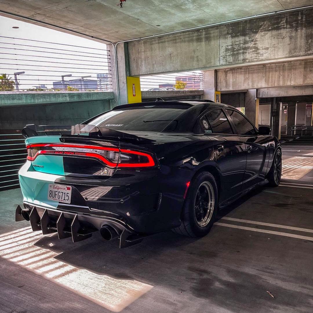 2008-2023 Dodge Charger Centa VR2 Rear Diffuser - view 4
