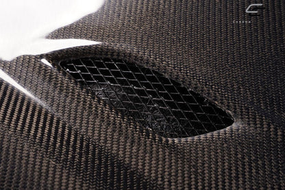 2009-2011 BMW 3 Series E90 4DR M3 Look Hood, Carbon Fiber - view 7
