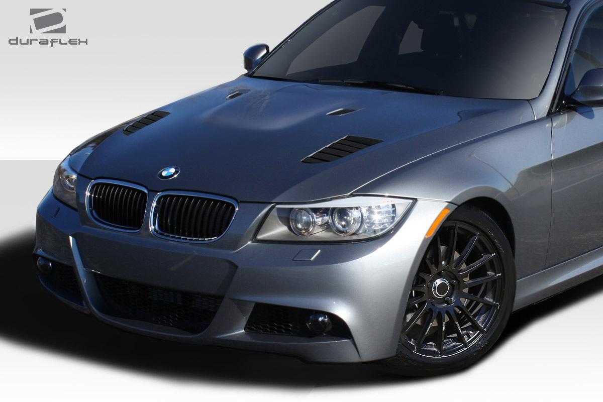 2009-2011 BMW 3 Series E90 4DR AF1 Hood, Fiberglass - view 2