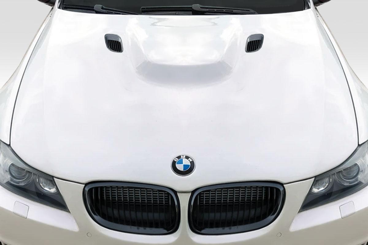 2009-2011 BMW 3 Series E90 4DR M3 Look Hood, Fiberglass - view 1
