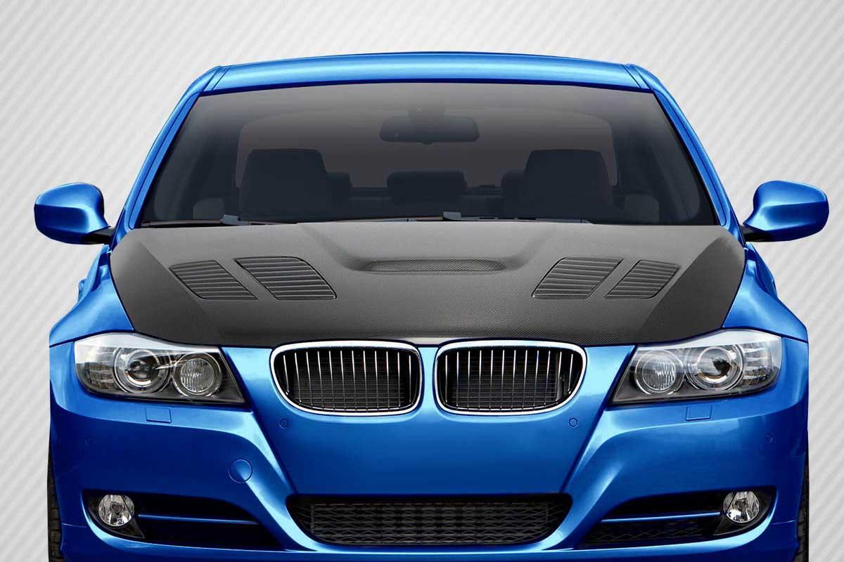 2009-2011 BMW 3 Series E90 GTR Hood, Carbon Fiber - view 1
