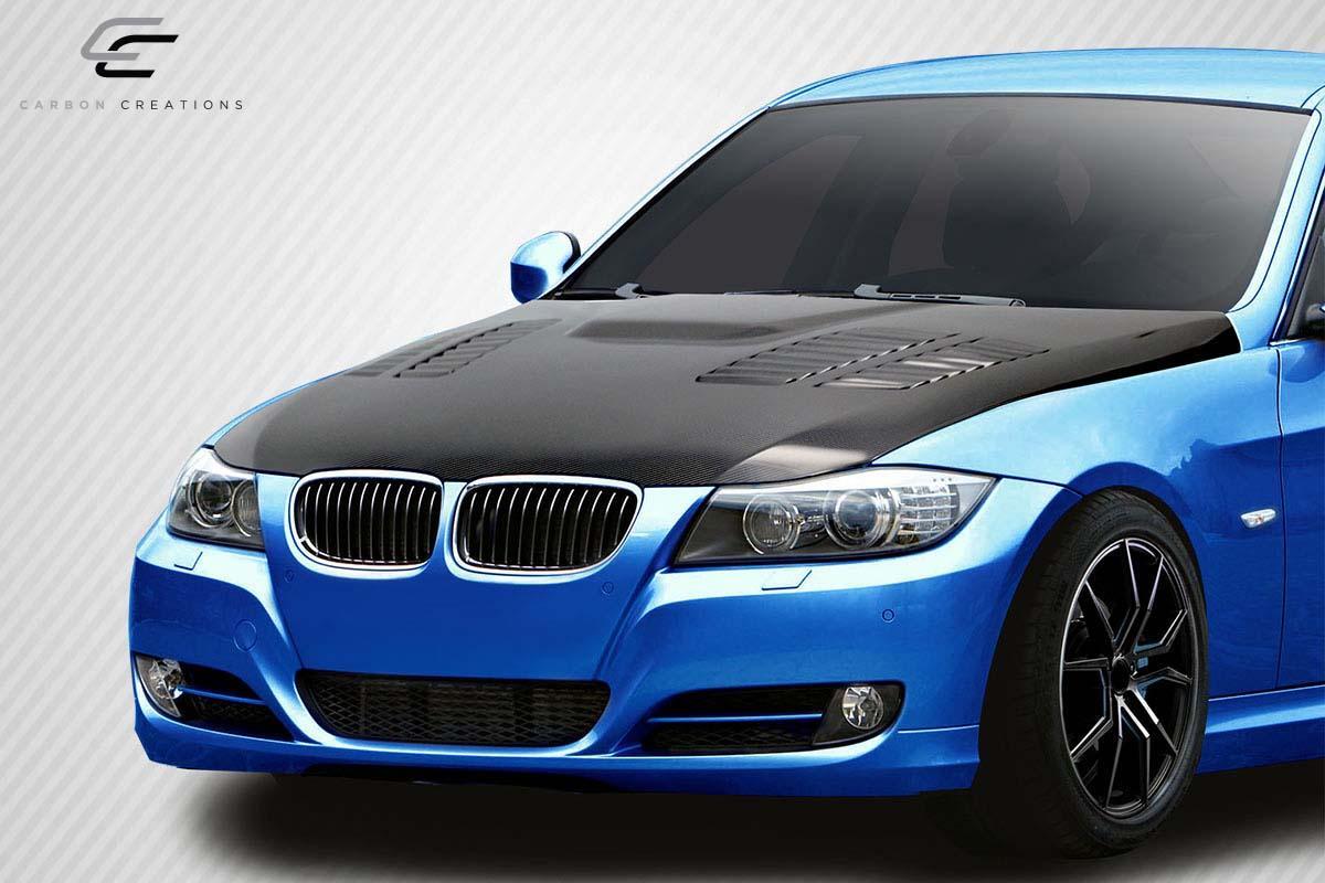 2009-2011 BMW 3 Series E90 GTR Hood, Carbon Fiber - view 2