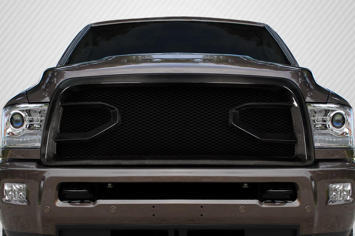 2009-2012 Dodge Ram 1500 Widow Grille, Carbon Fiber - view 1