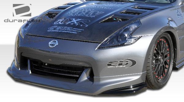 2009-2012 Nissan 370Z Z34 N-1 Front Lip Under Spoiler Air Dam - view 5