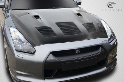 2009-2016 Nissan GT-R R35 GT2 Hood, Carbon Fiber - view 2