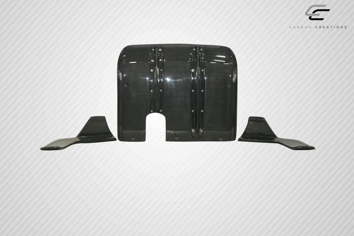 2009-2016 Nissan GT-R R35 LBW Rear Diffuser / Splitters, Carbon Fiber - view 5