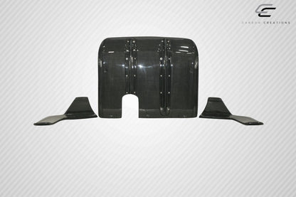 2009-2016 Nissan GT-R R35 LBW Rear Diffuser / Splitters, Carbon Fiber - view 5