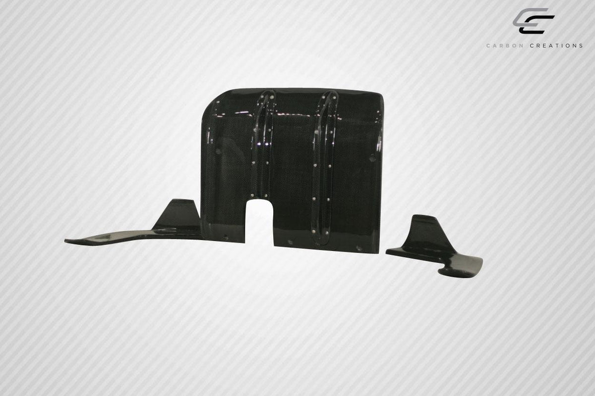 2009-2016 Nissan GT-R R35 LBW Rear Diffuser / Splitters, Carbon Fiber - view 6