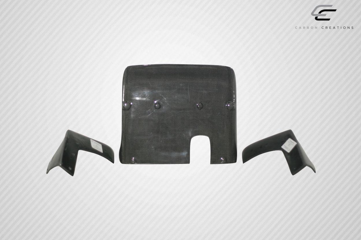 2009-2016 Nissan GT-R R35 LBW Rear Diffuser / Splitters, Carbon Fiber - view 7