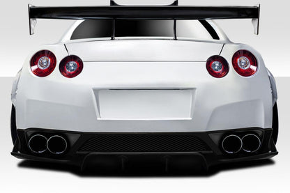 2009-2016 Nissan GT-R R35 LBW Rear Diffuser / Splitters, Fiberglass - view 1