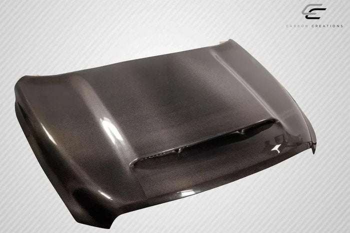 2009-2018 Dodge Ram 1500 Demon Look Hood, Carbon Fiber - view 4