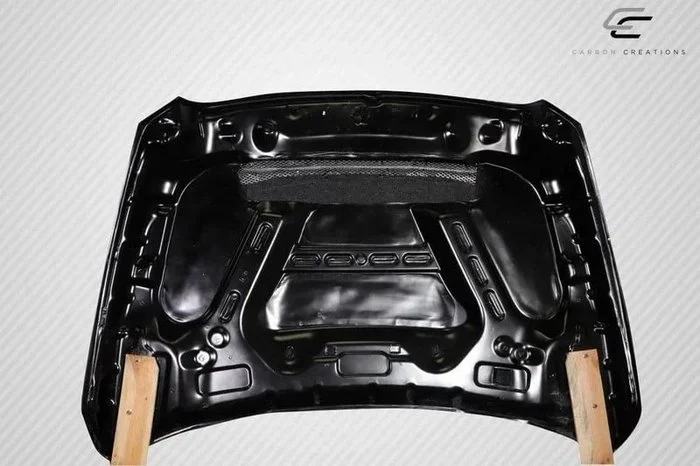 2009-2018 Dodge Ram 1500 Demon Look Hood, Carbon Fiber - view 7