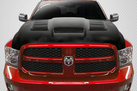 2009-2018 Dodge Ram 1500 Carbon Creations Viper Look Hood - 1 Piece