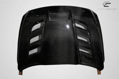 2009-2018 Dodge Ram 1500 Viper Look Hood, Carbon Fiber - view 3