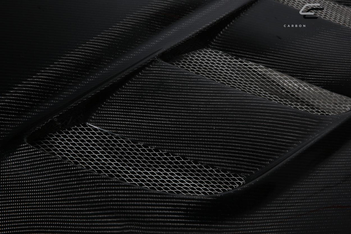 2009-2018 Dodge Ram 1500 Viper Look Hood, Carbon Fiber - view 7