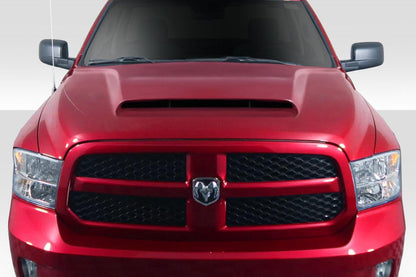 2009-2018 Dodge Ram 1500 Demon Look Hood, Fiberglass - view 1