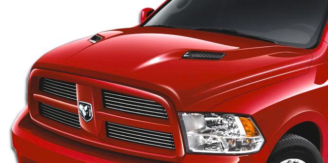 2009-2018 Dodge Ram 1500 MP-R Hood, Fiberglass - view 1