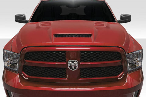2009-2018 Dodge Ram 1500 Duraflex RK-S Ram Air Hood - 1 Piece