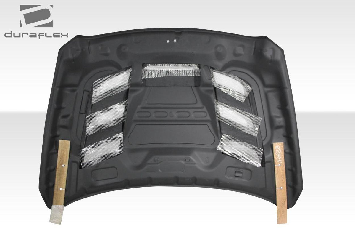 2009-2018 Dodge Ram 1500 Viper Look Hood, Fiberglass - view 6