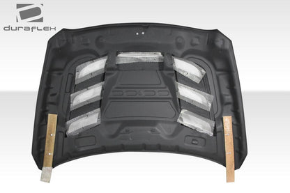 2009-2018 Dodge Ram 1500 Viper Look Hood, Fiberglass - view 6