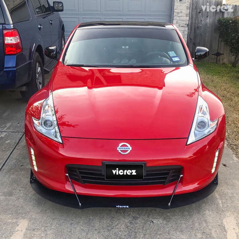 2009-2020 Nissan 370z VZ3 Style Front Bumper Splitter