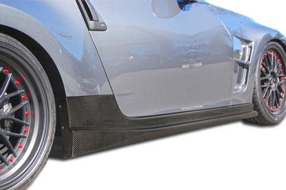 2009-2020 Nissan 370Z Z34 N-1 Side Skirts Rocker Panels, Carbon Fiber - view 1
