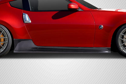2009-2020 Nissan 370Z Z34 Z1 Extreme Side Skirts, Carbon Fiber - view 1