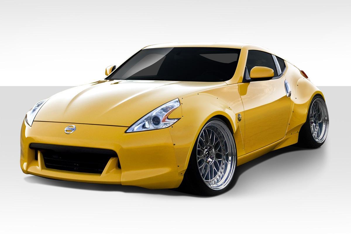 2009-2020 Nissan 370Z Z34 Circuit Fender Flares Kit, Fiberglass - view 1