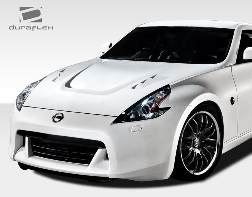 2009-2020 Nissan 370Z Z34 JP-R Hood, Fiberglass - view 2