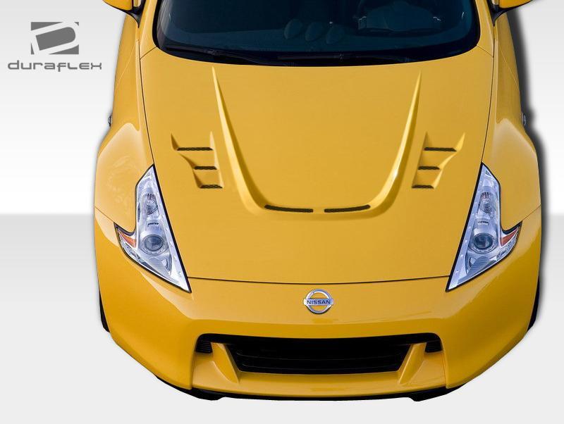 2009-2020 Nissan 370Z Z34 JP-R Hood, Fiberglass - view 3