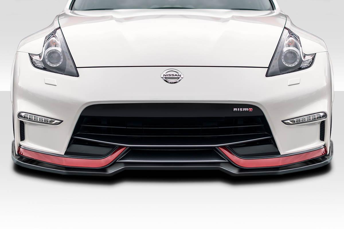 2009-2020 Nissan 370Z Z34 Malibu Front Lip Spoiler Air Dam, Fiberglass - view 1