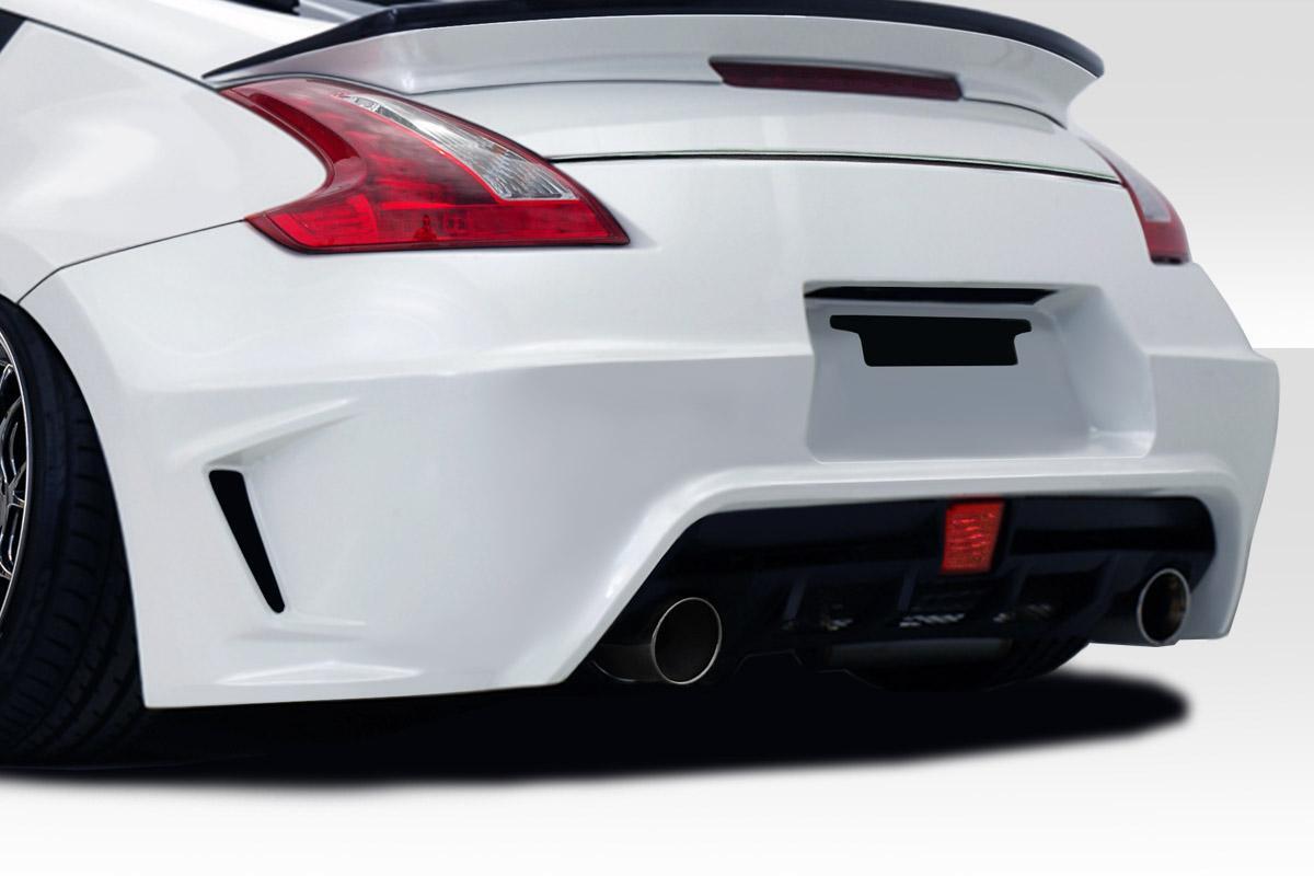 2009-2020 Nissan 370Z Z34 Motion Wave Rear Bumper Cover, Fiberglass - view 2