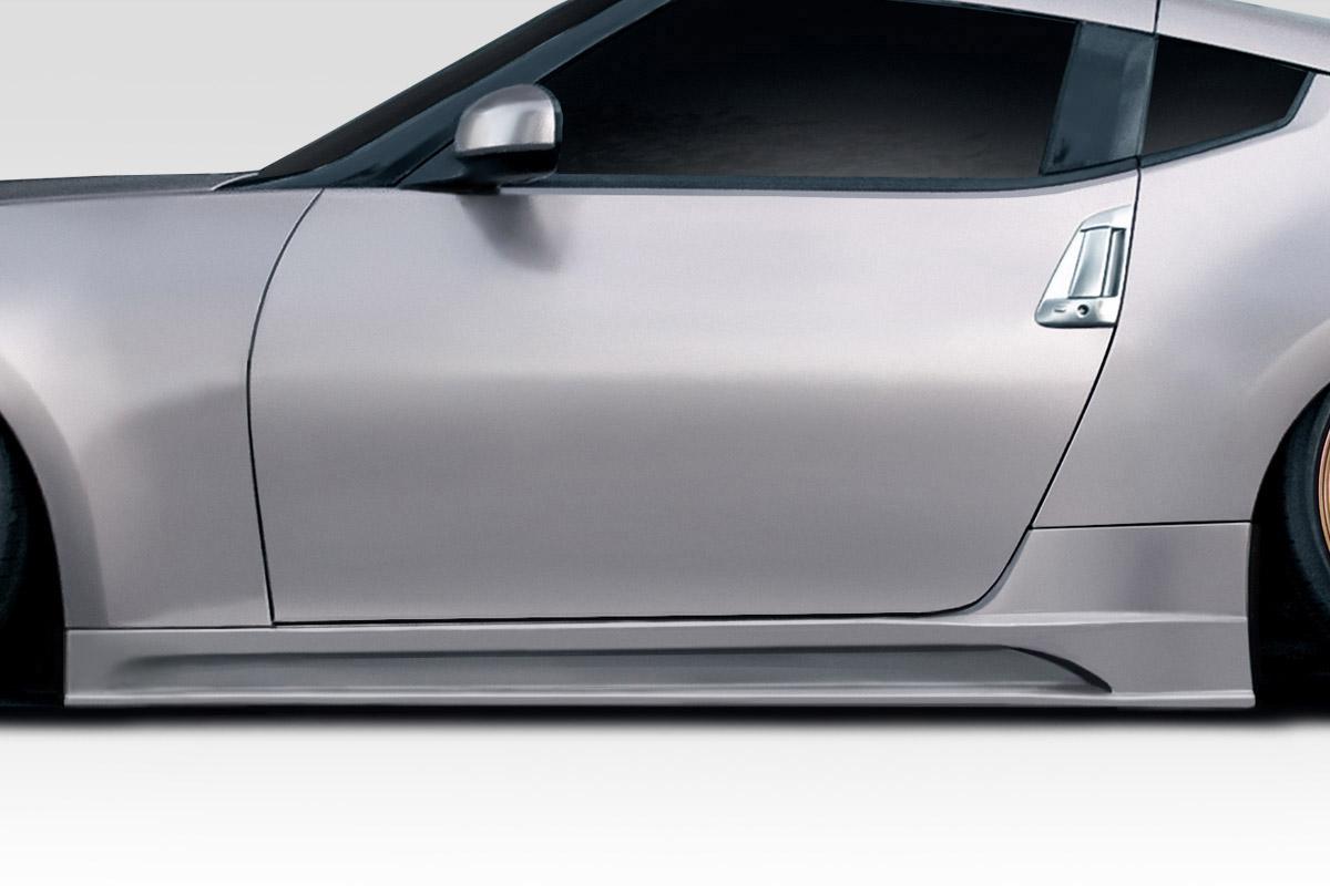 2009-2020 Nissan 370Z Z34 Motion Wave Side Skirts, Fiberglass - view 1
