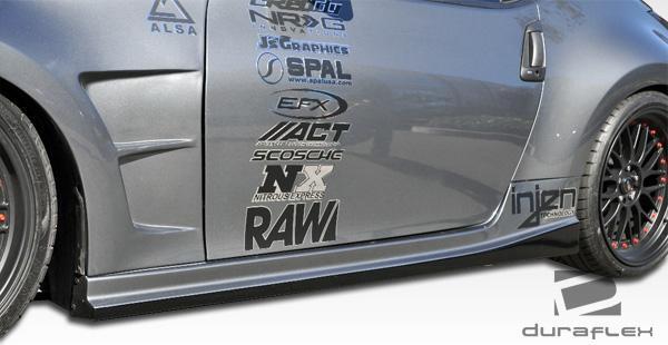 2009-2020 Nissan 370Z Z34 N-1 Side Skirts Rocker Panels, Fiberglass - view 1