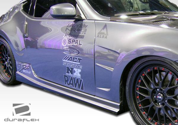 2009-2020 Nissan 370Z Z34 N-1 Side Skirts Rocker Panels, Fiberglass - view 8