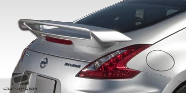 2009-2020 Nissan 370Z Z34 N-2 Wing Trunk Lid Spoiler, Fiberglass - view 6