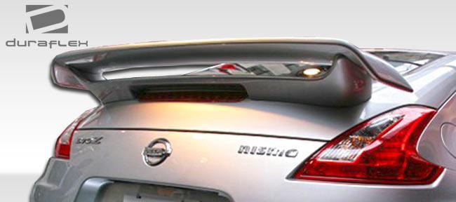 2009-2020 Nissan 370Z Z34 N-2 Wing Trunk Lid Spoiler, Fiberglass - view 7