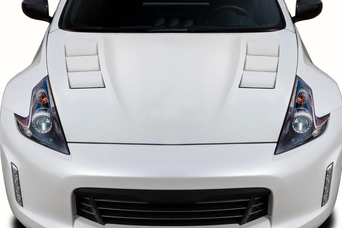 2009-2020 Nissan 370Z Z34 TS-1 Hood, Fiberglass - view 1
