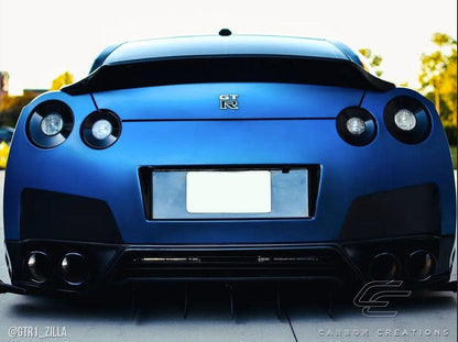 2009-2021 Nissan GT-R R35 Duckbill Rear Wing Spoiler, Carbon Fiber - view 2