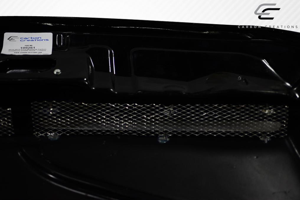 2010-2012 Ford Mustang GT500 Hood, Carbon Fiber - view 6